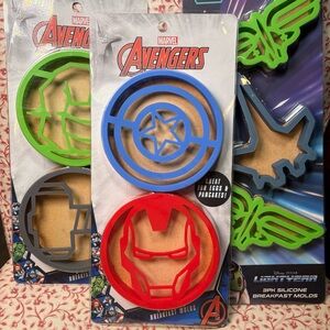 Marvel Avengers & Buzz Lightyear Silicone Breakfast Molds